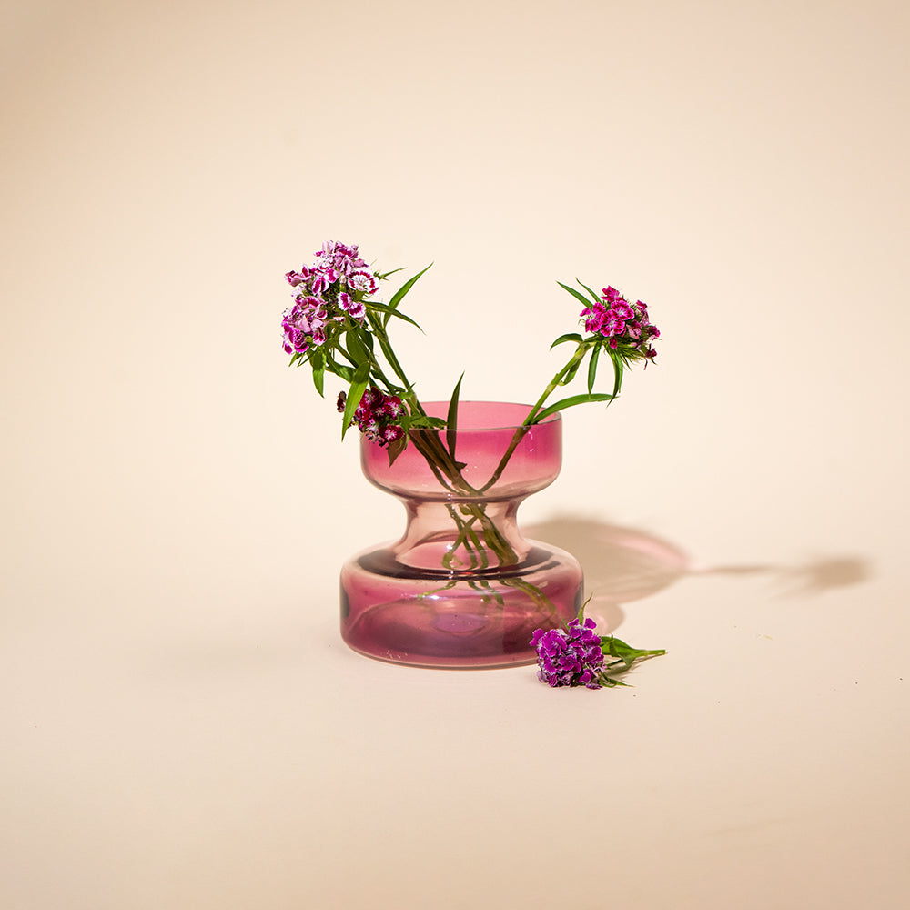 Lilac Glass vase | Set of 2