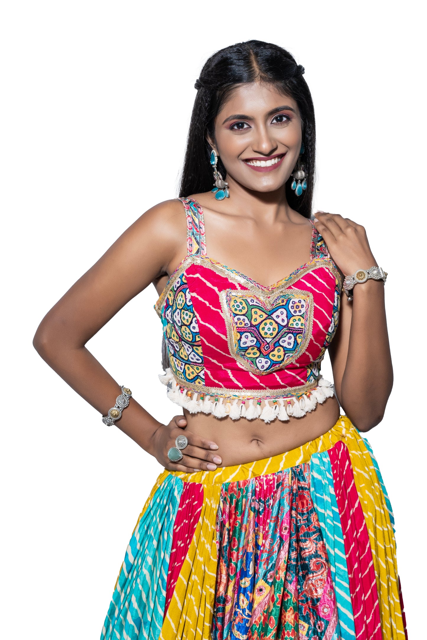 Leheriya inspired Chaniya Choli