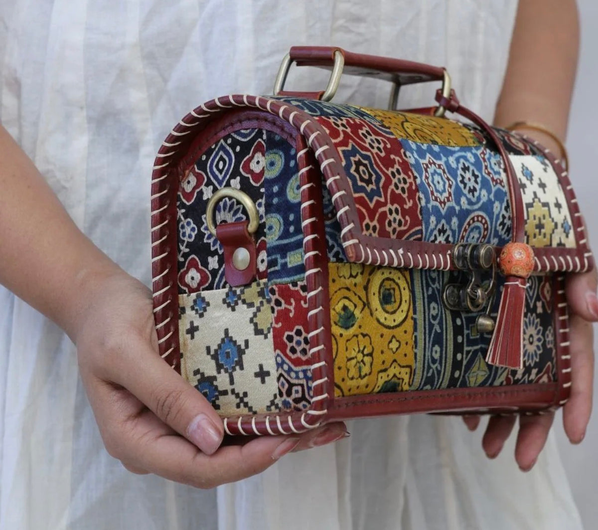 Handmade Ajrakh Bags