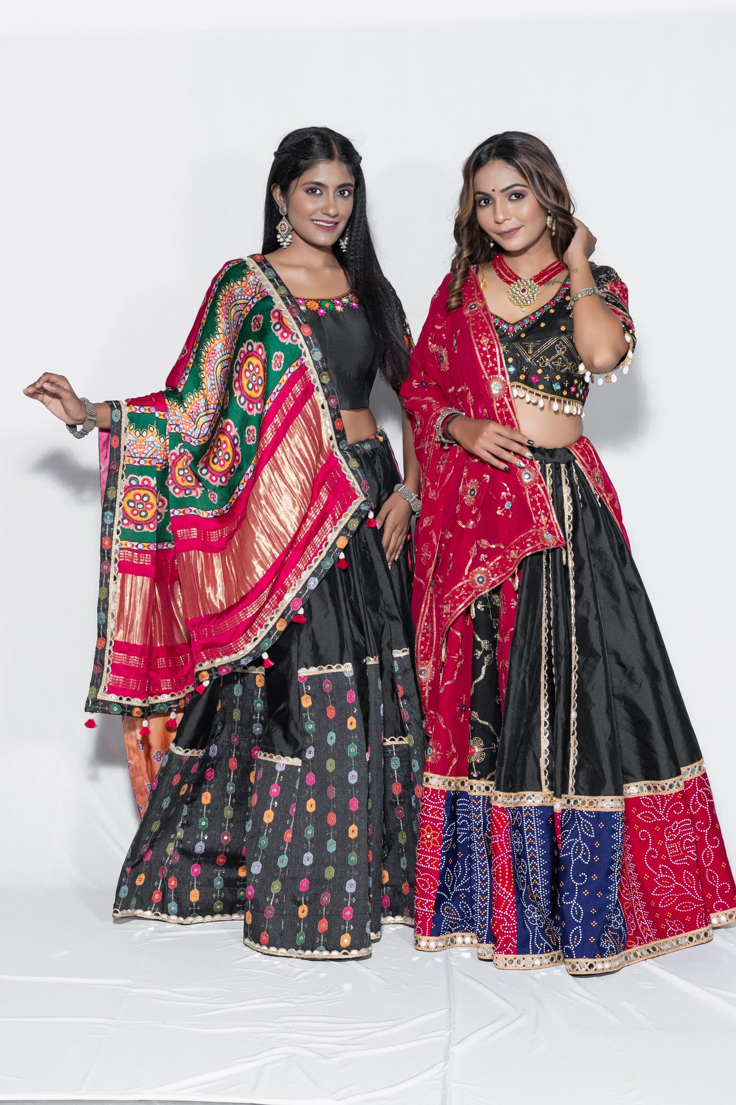 Black Vintage Chaniya Choli.