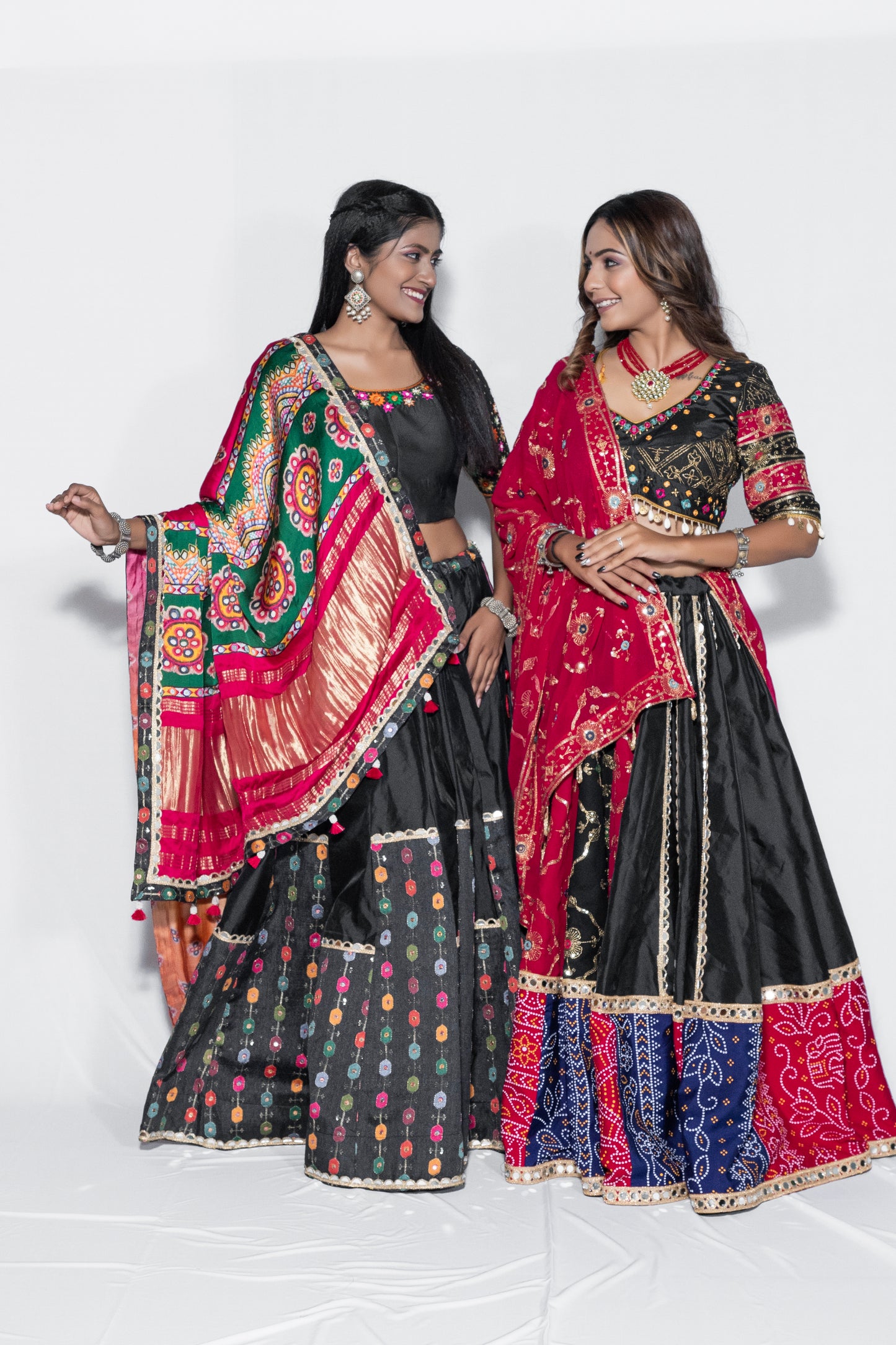 Black Vintage Chaniya Choli.