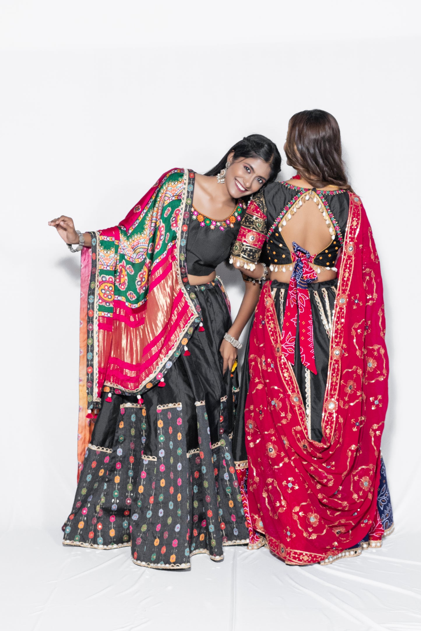 Black Vintage Chaniya Choli.