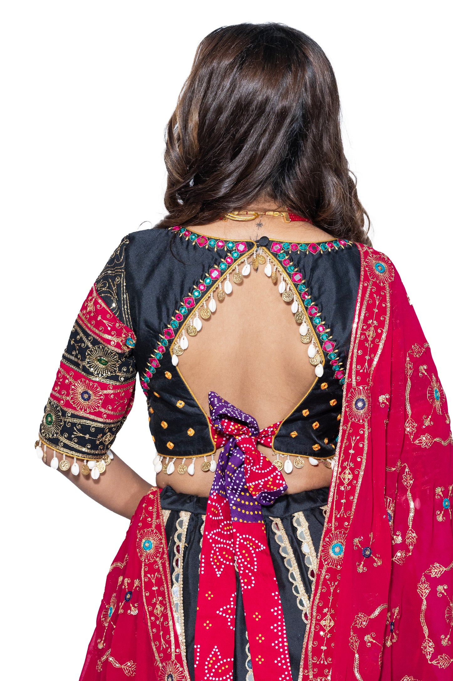 Black Vintage Chaniya Choli.