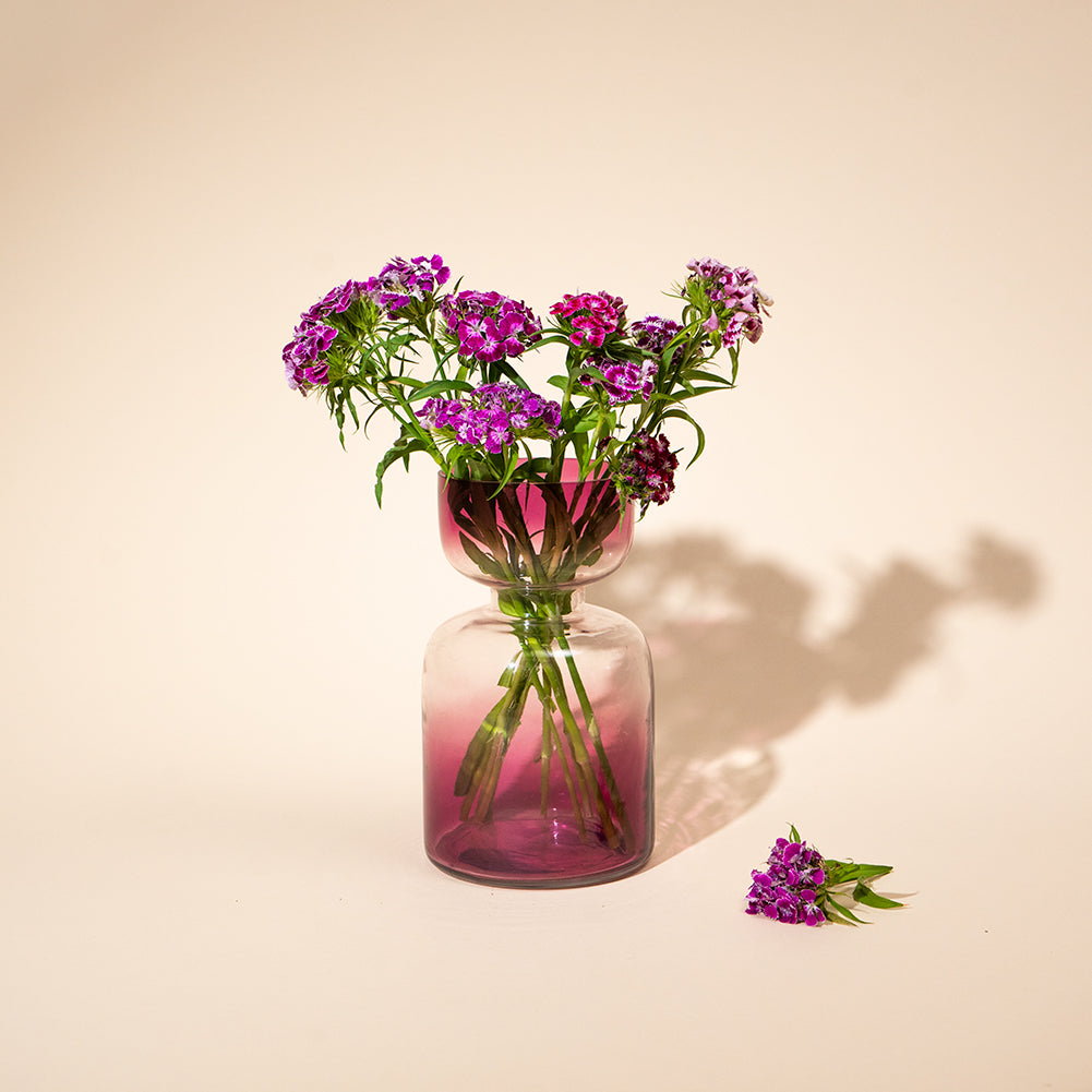 Lilac Glass vase | Set of 2