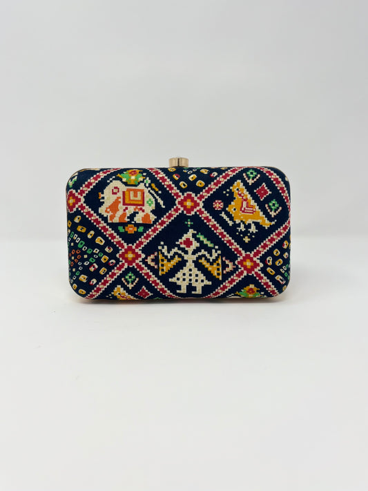 Patola Print Clutch