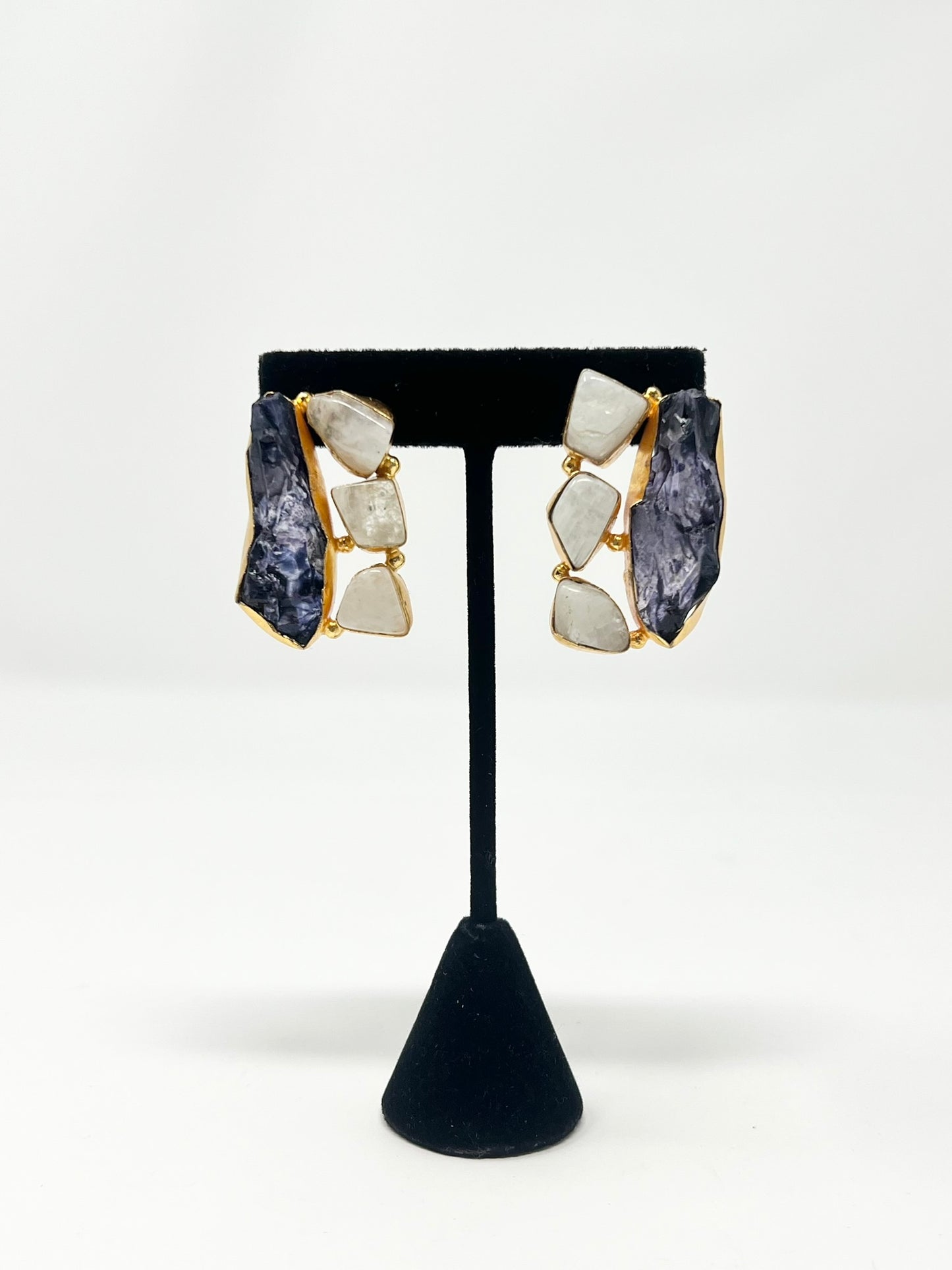 Jaipur Collection | Sea green Stone Earrings