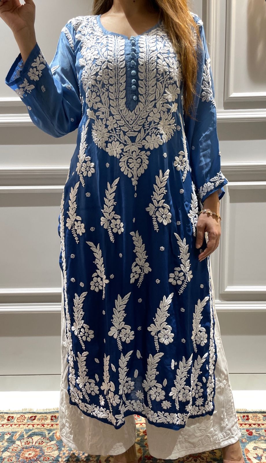 Premium 3D Chikankari Kurta