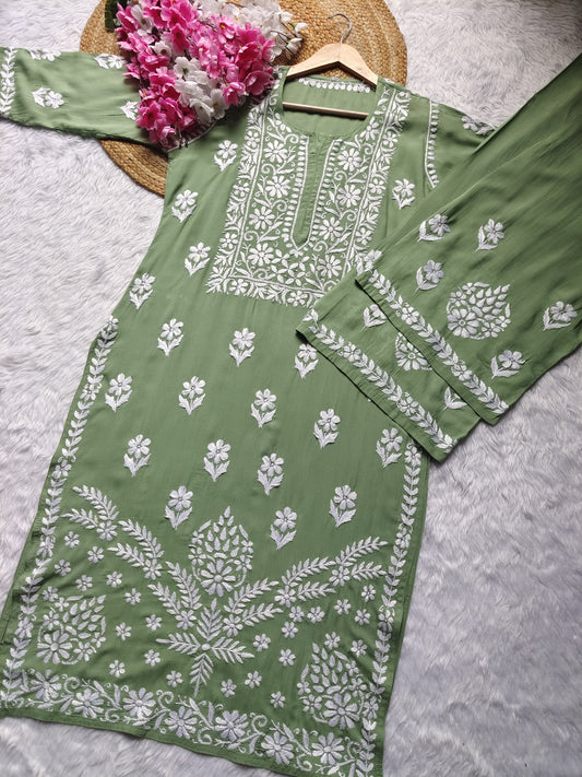 Arya Chikankari Kurta Set