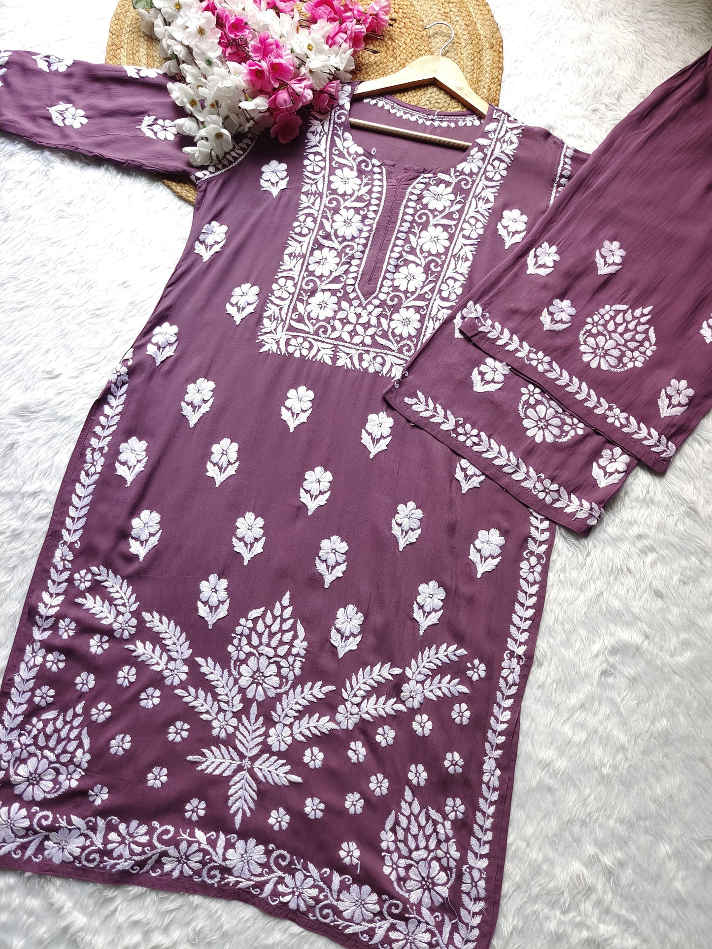 Arya Chikankari Kurta Set
