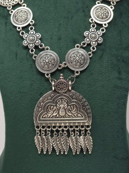 Goddess Medallion Necklace Set
