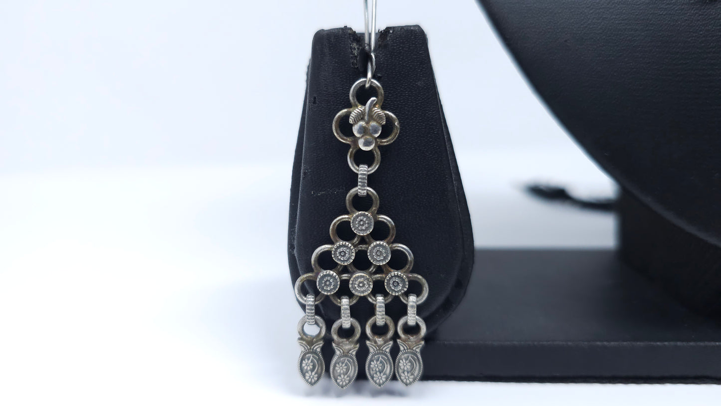 Rajwadi Charm Oxidized Choker Set