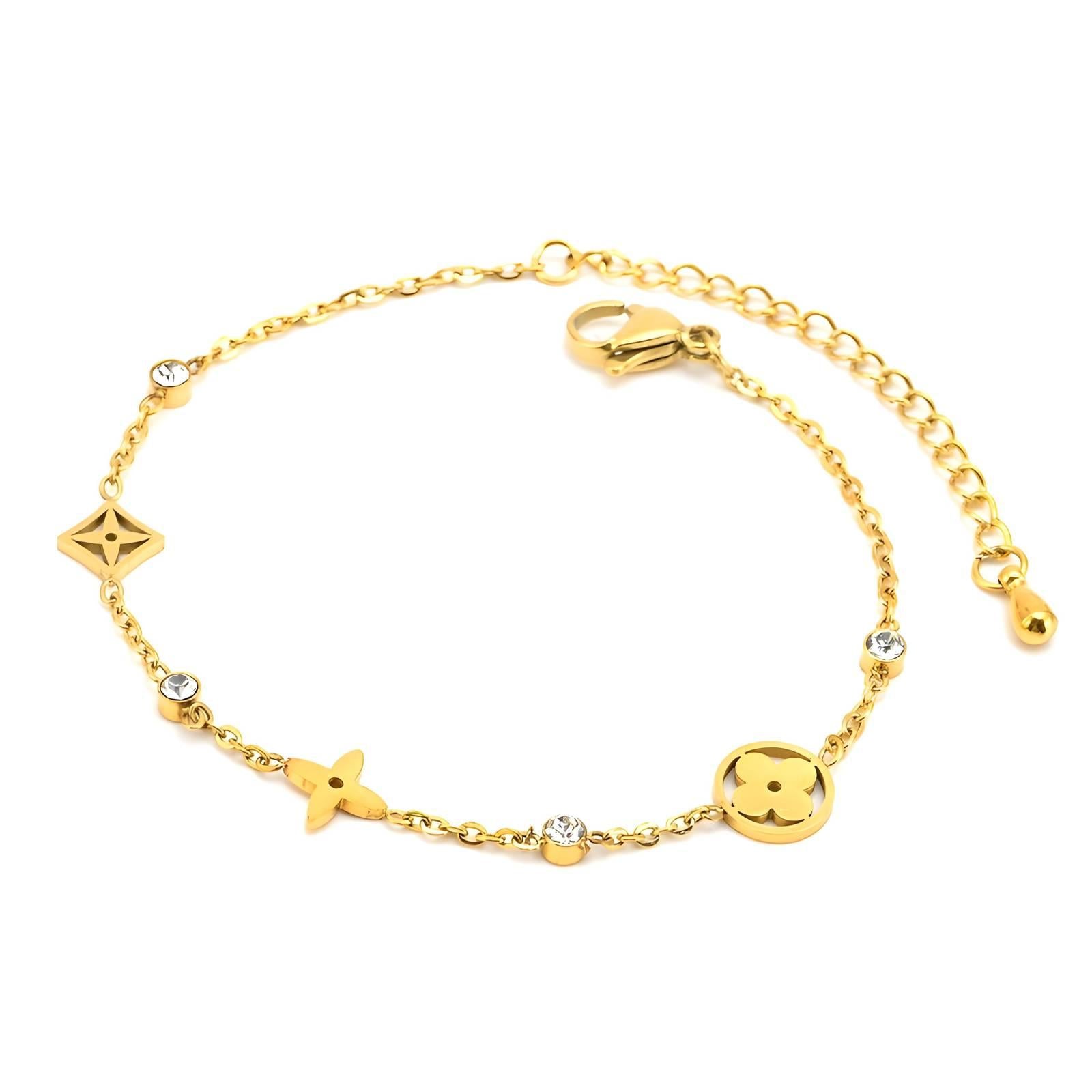 18K GOLD PLATEDD STAINLESS STEEL ANTI TARNISH BEAUTIFUL DESIGN 