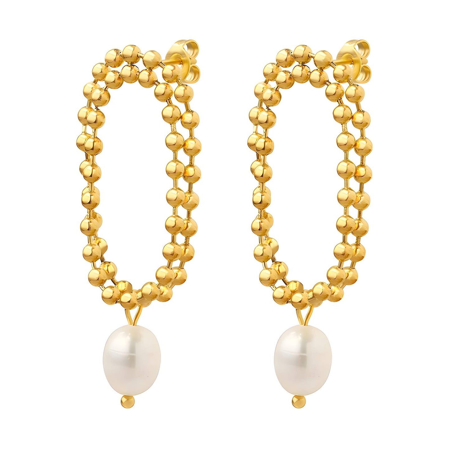 "18k gold plated, anti-tarnish jewelry—perfect New Year or Christmas gift for her. Elegant, durable, and the best accessory to elevate any look. A Best Buy treasure!"