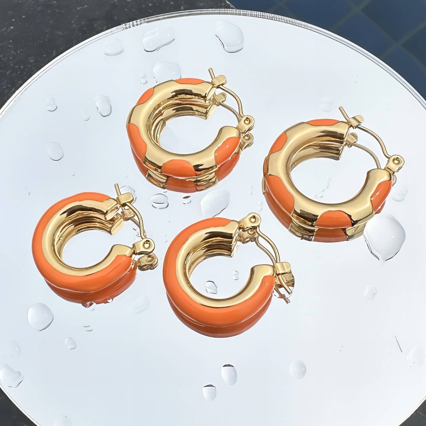 "18k gold plated, anti-tarnish jewelry—perfect New Year or Christmas gift for her. Elegant, durable, and the best accessory to elevate any look. A Best Buy treasure!"