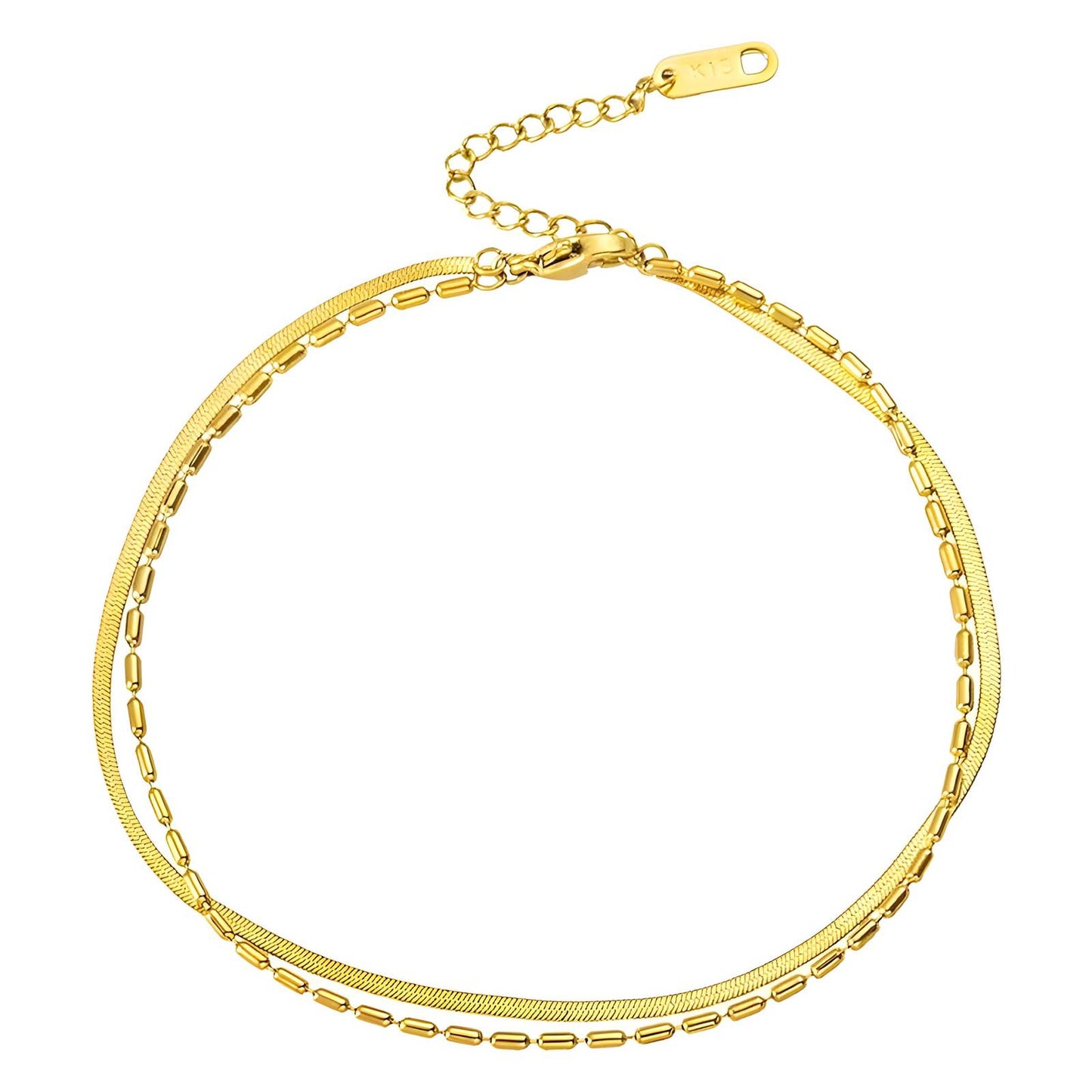 Anti Tarnish Waterproof Daily Wear 18K Gold Triple Plated Premium Quality Stainless Steel  Care Instructions: Wipe gently with a microfiber cloth.