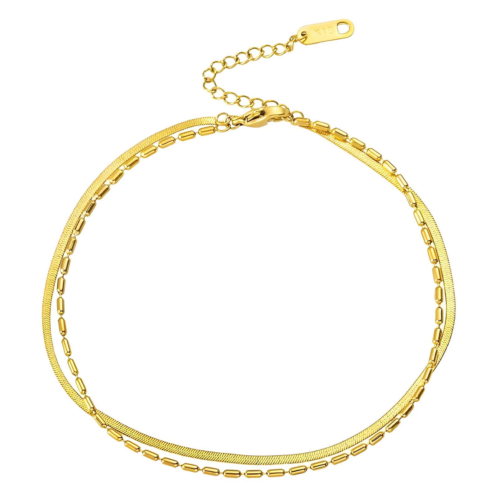 Anti Tarnish Waterproof Daily Wear 18K Gold Triple Plated Premium Quality Stainless Steel  Care Instructions: Wipe gently with a microfiber cloth.