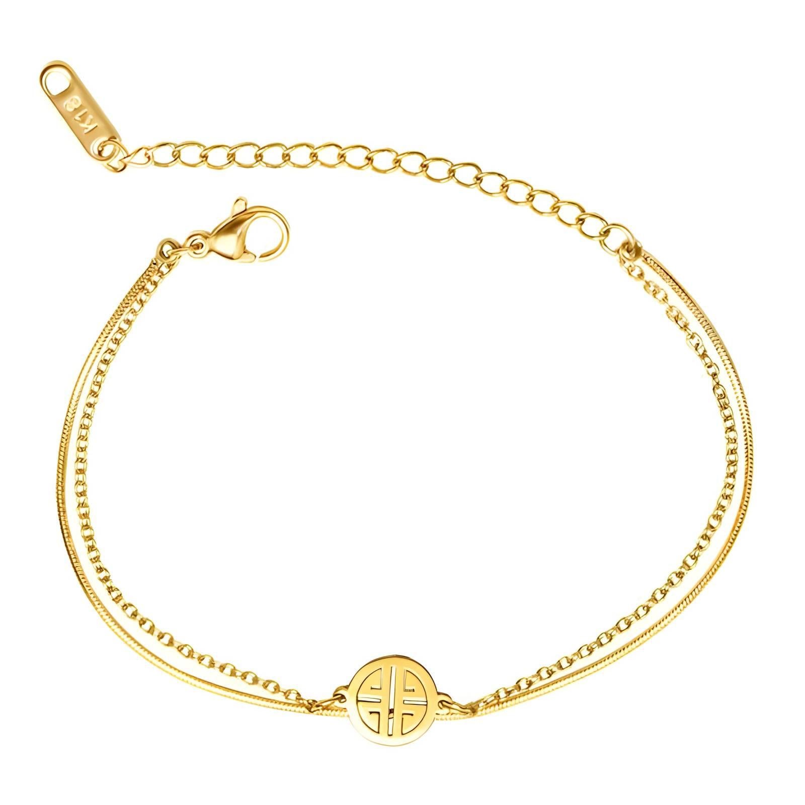18k Gold plated anti tarnish bracelet