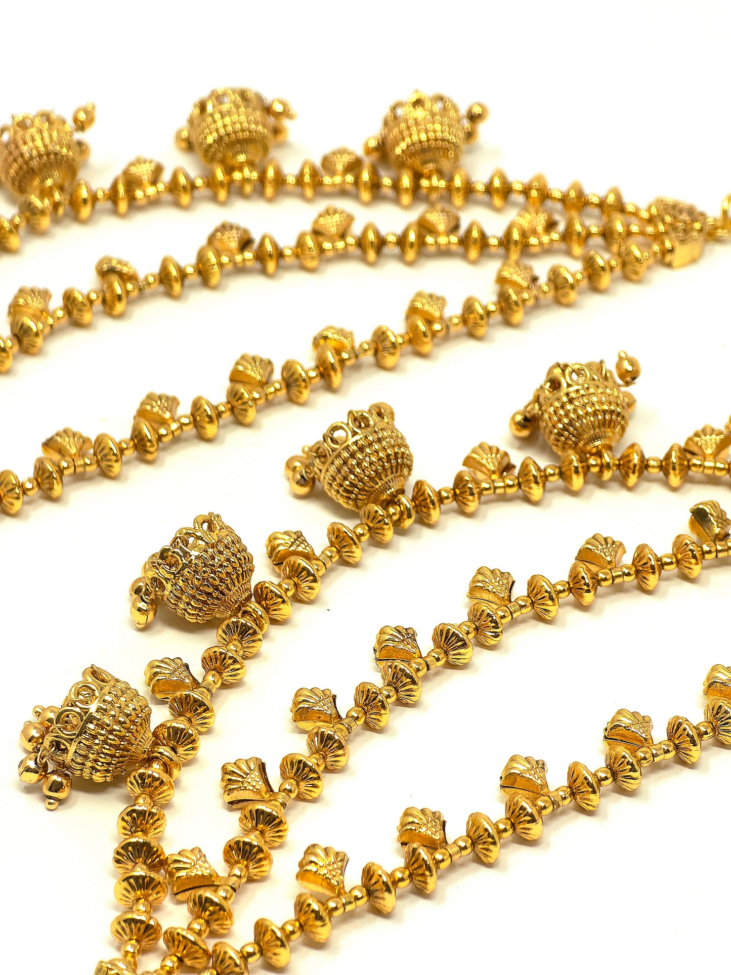 Gold Filigree Earring Chains