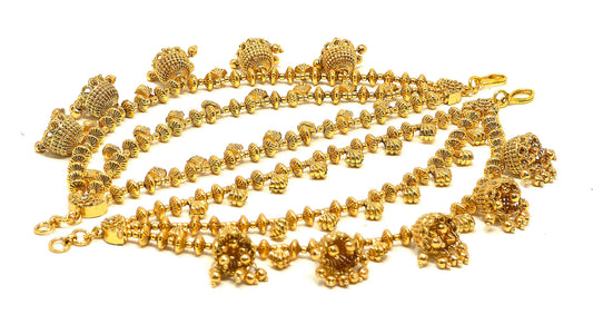 Gold Filigree Earring Chains