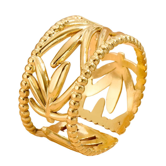18K Gold Plated | Anti-Tarnish Statement Ring