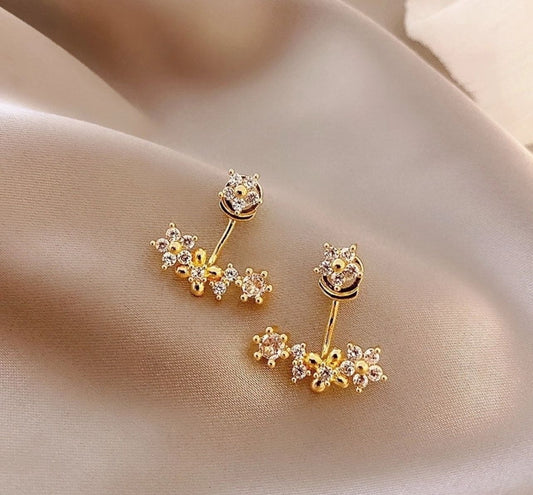 " Anti tarnish triple plated earrings with Crystal earrings "