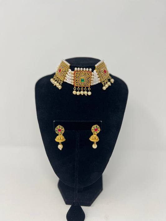 Traditional Indian Jewelry | Necklace Set