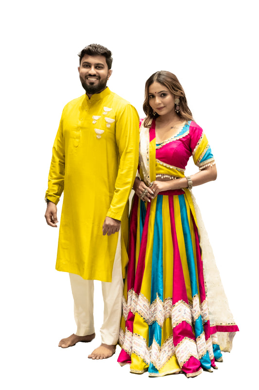 Multicolor Chaniya Choli.