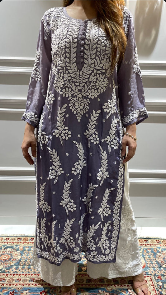 Premium 3D Chikankari Kurta