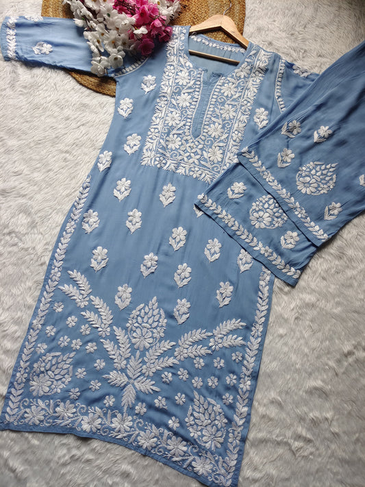 Arya Chikankari Kurta Set