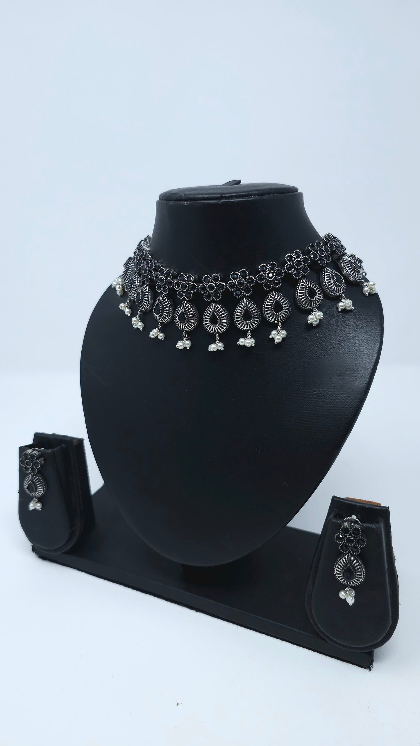 Phool Paati Oxidized Choker Set