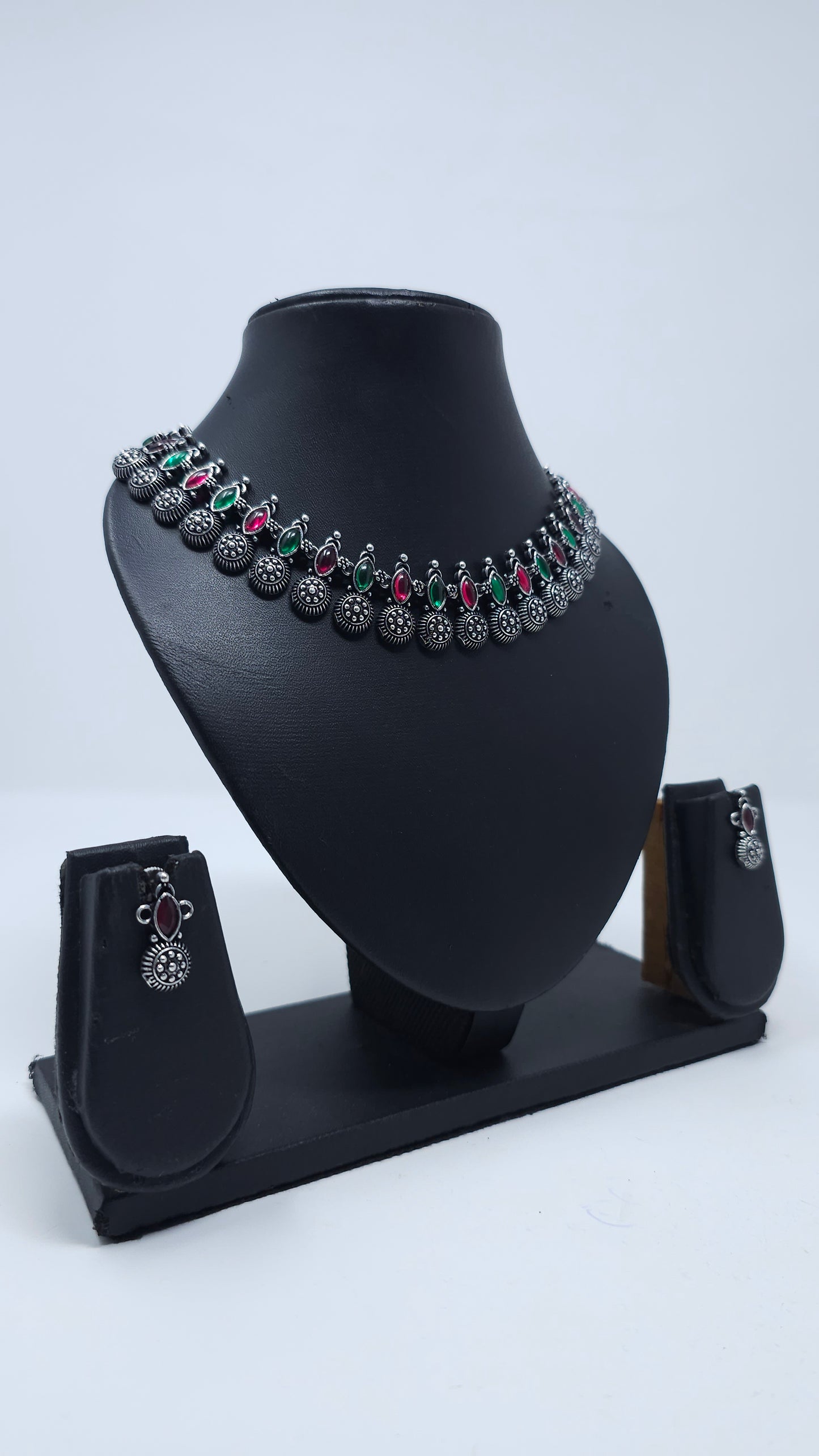Meenakari Drop Choker Set